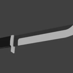 Attack Knife Sword 3d model