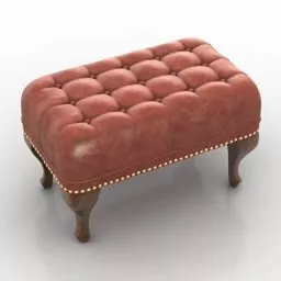 Furniture Home Red Seat 3d model