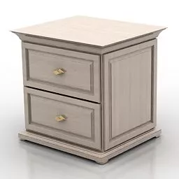 Classic Locker Style Furniture 3d model