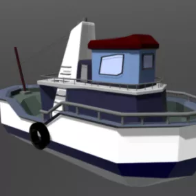 Lowpoly Ship 3d model