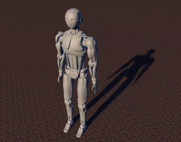 Humanoid Robot Design 3d model Humanoid Robot Design 3d model