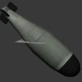 Us Military Weapon Bomb 3d model