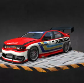 Peugeot 406sx Racing Car 3d model