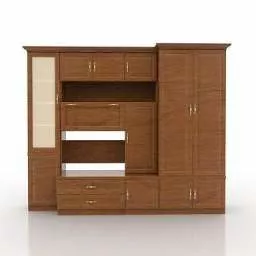Home Furniture Sideboard With Tv 3d model