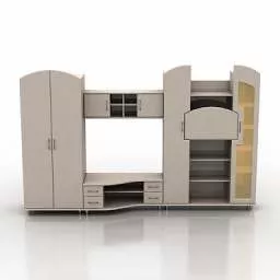 Wall Sideboard Home Decor 3d model