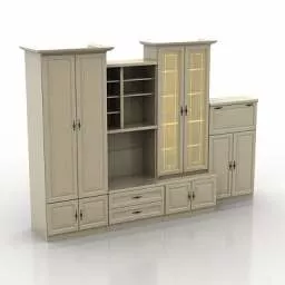 Modern Sideboard Furniture 3d model