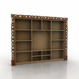 Home Wall Tv Wardrobe Design 3d model