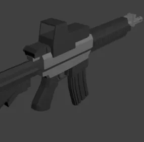 M4a1 Rifle Gun 3d model