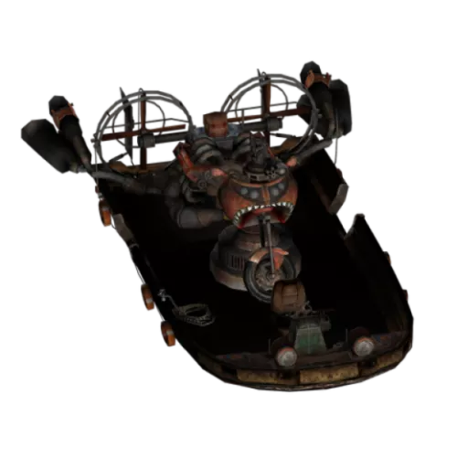 Starship Scifi Vehicle 3d model