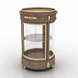 Small Round Locker 3d model