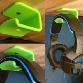 Printable Headphone Hanger 3d model