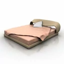 Home Bed Modern Style 3d model