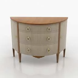 Home Vintage Classic Locker 3d model