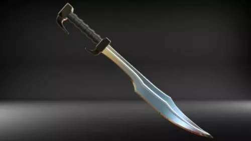 Sword Ice Blade 3d model