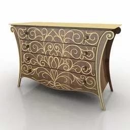 Luxury Classic Locker 3d model