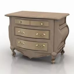 Luxury Classic Drawer 3d model