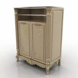 Stand Locker Furniture 3d model