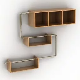 Modern Book Stack 3d model