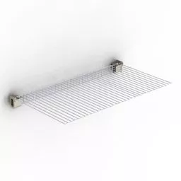 Kitchen Shelf Slide Door 3d model