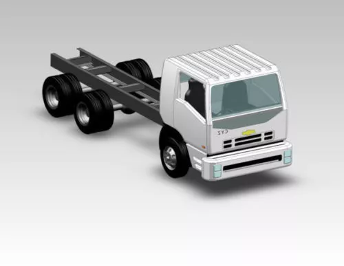 Lego Truck Toy 3d model