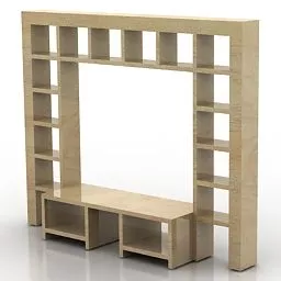 Tv Wall Rack 3d model