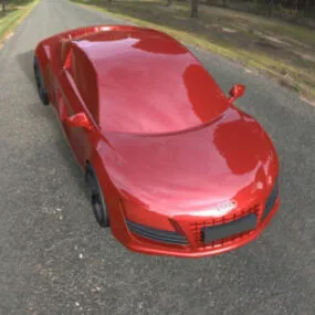 Car Audi R8 Concept 3d model