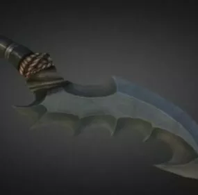Beauty Ancient Dagger Design 3d model
