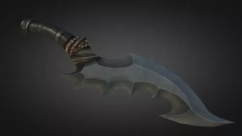 Beauty Ancient Dagger Design 3d model Beauty Ancient Dagger Design 3d model