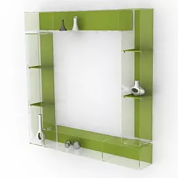 Modern Shelf Wall Mount 3d model