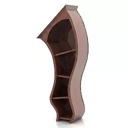 Curved Rack Furniture 3d model