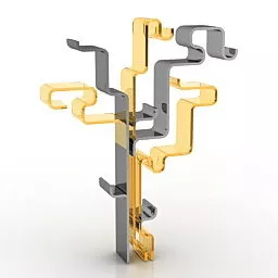 Tree Shelf Style 3d model