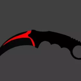 Karambit Knife 3d model