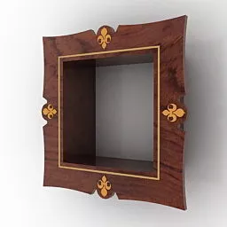 Wall Square Shelf 3d model