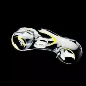 Sci-fi Motorcycle 3d model