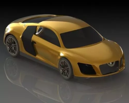 Audi B7 Rs4 Car 3d model