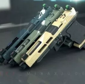 Military Gun 3d model