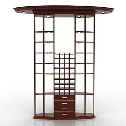 Home Rack Design 3d model
