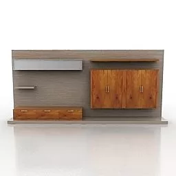 Living Room Tv Rack 3d model