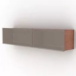 Multicolor Shelving Cabinet Unit 3d model