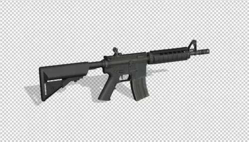 M4a4 Rifle Gun 3d model M4a4 Rifle Gun 3d model