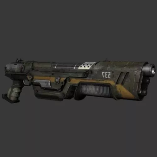 Army Shotgun 3d model Army Shotgun 3d model