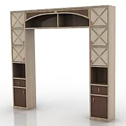 Home Door Cover Shelf 3d model