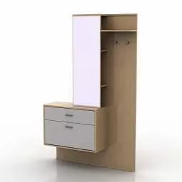 Mdf High Rack Furniture 3d model