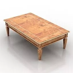 Wooden Low Table Design 3d model Wooden Low Table Design 3d model