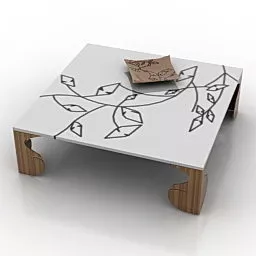 Home Marble Table Furniture 3d model