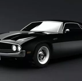 Dodge Challenger Car 1970 3d model