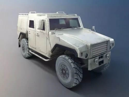 White Suv Jeep Car 3d model White Suv Jeep Car 3d model