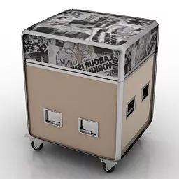 Home Box Seat Design 3d model