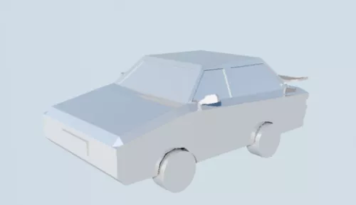 Lowpoly Polygon Car 3d model Lowpoly Polygon Car 3d model