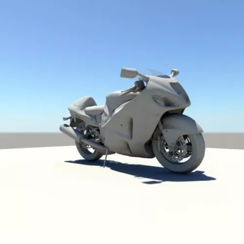 Wheeled Bike Small Size 3d model